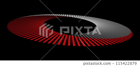 Spiral with lines as dynamic abstract vector background or logo or icon. Abstract background with lines in a circle. Artistic illustration with perspective. Yin and Yang symbol concept. Spiral with lines as dynamic abstract vector background or logo or icon. Abstract background with lines in a circle. Artistic illustration with perspective. Yin and Yang symbol concept. 115422879