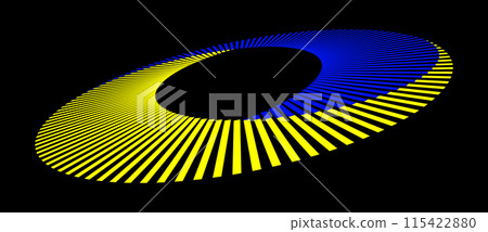 Spiral with lines as dynamic abstract vector background or logo or icon. Abstract background with lines in a circle. Artistic illustration with perspective. Yin and Yang symbol concept. Spiral with lines as dynamic abstract vector background or logo or icon. Abstract background with lines in a circle. Artistic illustration with perspective. Yin and Yang symbol concept. 115422880