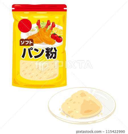 盤子裡的麵包屑和袋子裡的麵包屑 115422990