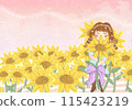 Summer memories and sunflowers 115423219