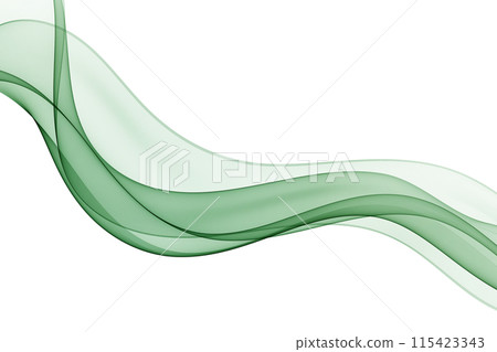 Soft gradient smoky abstract wave. Flow of wavy lines, design element. 115423343