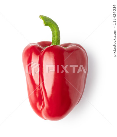 red bell pepper 115424034