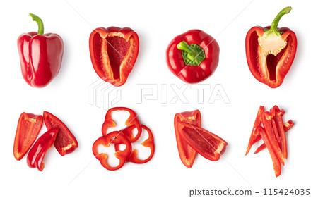 red bell pepper 115424035