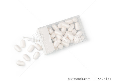 colored mint dragee 115424155