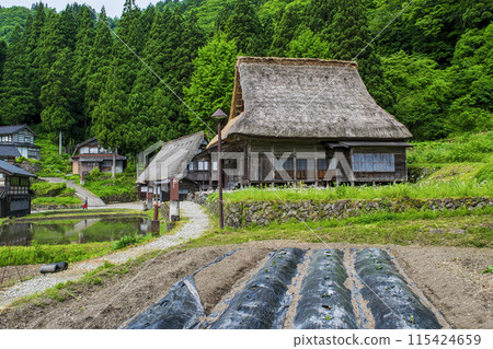 Toyama Prefecture Gokayama Ainokura Gassho-style Village Sonenji Temple World Heritage Site Toyama Prefecture Gokayama Ainokura Gassho-style Village Sonenji Temple World Heritage Site 115424659