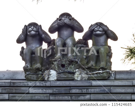 Yasaka Koshindo Three Monkeys Yasaka Koshindo Three Monkeys 115424685