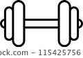 啞鈴圖標 115425756
