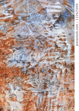 Concrete cement cracked wall texture  115425949