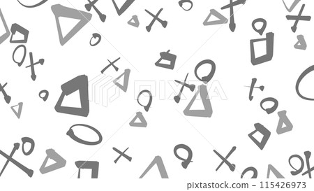 Circle, triangle, square, and other shapes③ Circle, triangle, square, and other shapes③ 115426973