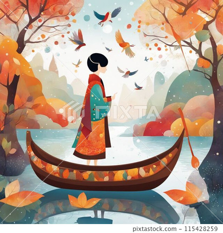 Bird and Girl 16 115428259