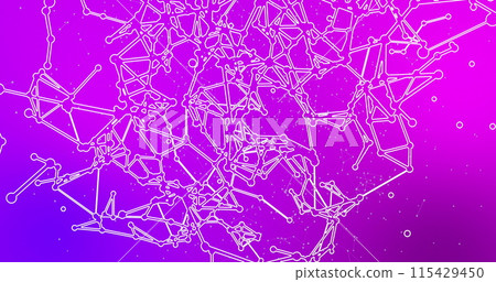 Image of network of connections over pink background Image of network of connections over pink background 115429450