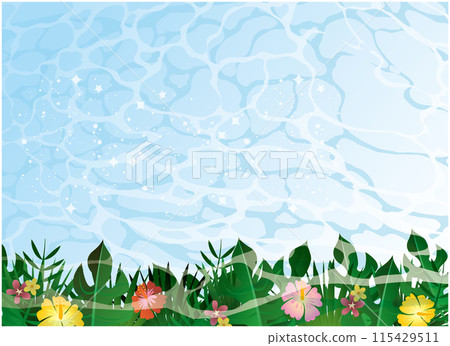 熱帶植物觀賞植物背景 熱帶植物觀賞植物背景 115429511