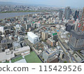 從塔頂看大阪市 115429526
