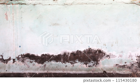 Grunge background with texture of cracked stucco. Horizontal banner with old stucco wall texture of beige color and cracked paint of rbrown color. Mock up template. Copy space for text Grunge background with texture of cracked stucco. Horizontal banner with old stucco wall texture of beige color and cracked paint of rbrown color. Mock up template. Copy space for text 115430180
