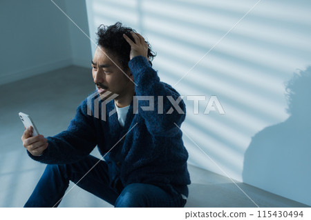 A depressed man 115430494