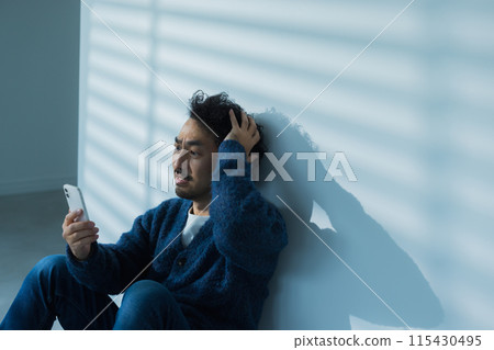 A depressed man 115430495