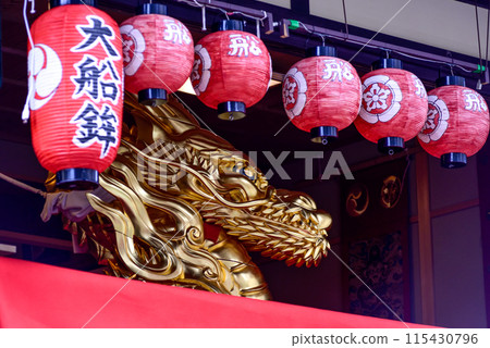 祗園祭大船馱湖龍頭 115430796