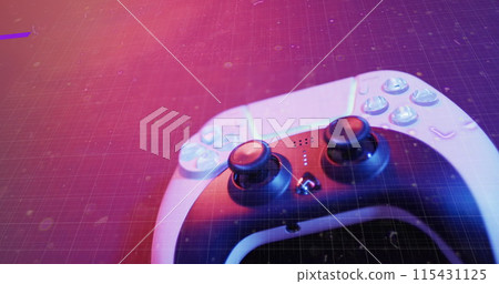 Image of scope and data processing over image game pad Image of scope and data processing over image game pad 115431125