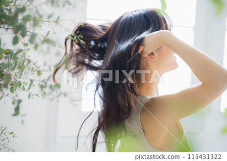 Hair care image for young women 115431322