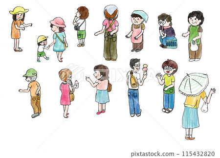 Shopping street, wholesale market tourist spot people 115432820