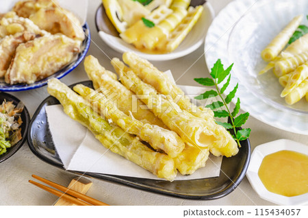 Himetake bamboo tempura Himetake bamboo tempura 115434057