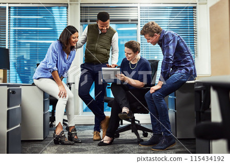 People, office and smile with writing on notebook for ideas, planning and strategy for project. Employee, leader and happy with teamwork or collaboration and training for skill development and growth People, office and smile with writing on notebook for ideas, planning and strategy for project. Employee, leader and happy with teamwork or collaboration and training for skill development and growth 115434192
