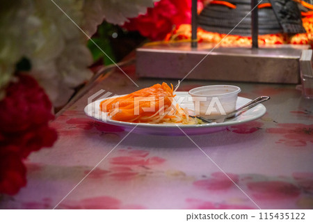 Sushi Japanese Food Sushi is a Japanese food made from rice balls seasoned with vinegar and sugar Sushi Japanese Food Sushi is a Japanese food made from rice balls seasoned with vinegar and sugar 115435122