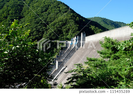 長野縣大町市_大町水壩5_2023年8月 長野縣大町市_大町水壩5_2023年8月 115435289