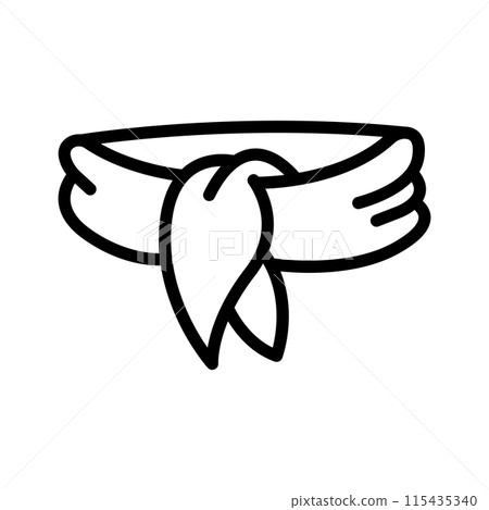 bandana icon symbol 115435340