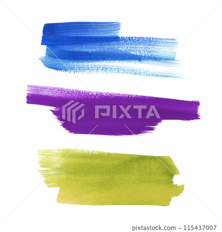 Spots of paint isolated. 115437007