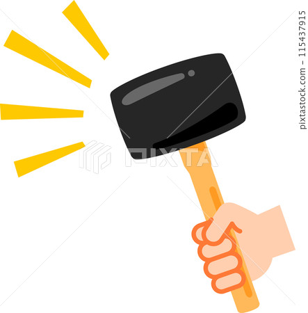 手拿著一把大錘子 手拿著一把大錘子 115437915