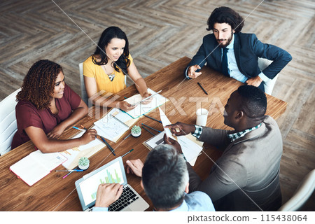 Graphs, laptop or business people in meeting, discussion or collaboration for data analytics or growth. Teamwork, top view or budget analyst planning for feedback report, paperwork or charts stats Graphs, laptop or business people in meeting, discussion or collaboration for data analytics or growth. Teamwork, top view or budget analyst planning for feedback report, paperwork or charts stats 115438064