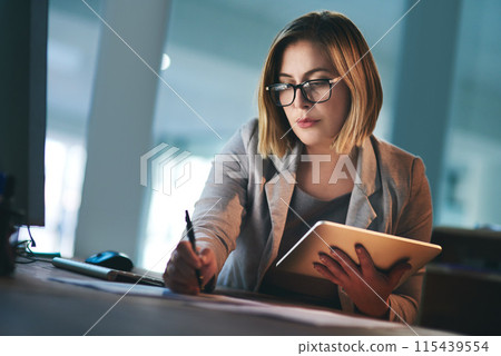 Business, notes and woman with tablet, computer and planning for legal project, brainstorming and research. Lawyer, consultant and employee with pc, technology and notebook with idea for case writing Business, notes and woman with tablet, computer and planning for legal project, brainstorming and research. Lawyer, consultant and employee with pc, technology and notebook with idea for case writing 115439554