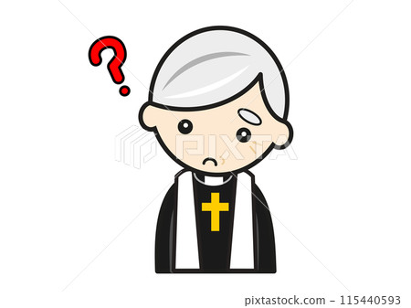 Thinking Priest 115440593