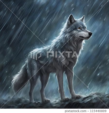 Wolf in the rain 115440809