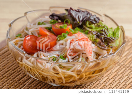 A summer staple: Bukkake soba noodles A summer staple: Bukkake soba noodles 115441159