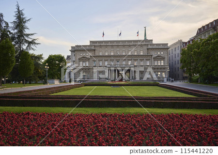 "Old Palace" housing the City Assembly of Belgrade, previously the royal residence in Belgrade, Serbia 115441220