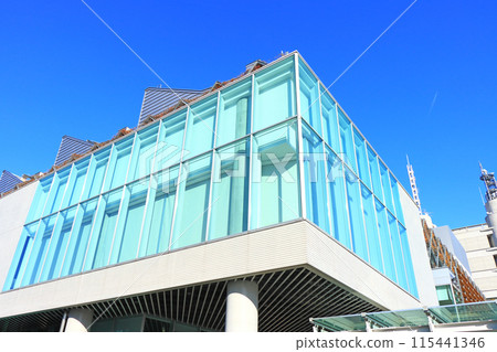 Scenery of Yamanashi Prefectural Library, Kofu City, Yamanashi Prefecture 115441346