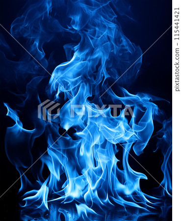 Blue flame effect_vertical 1 115441421