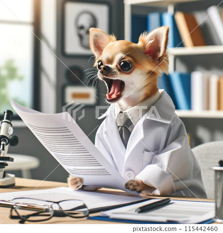 Chihuahua under study Chihuahua under study 115442460