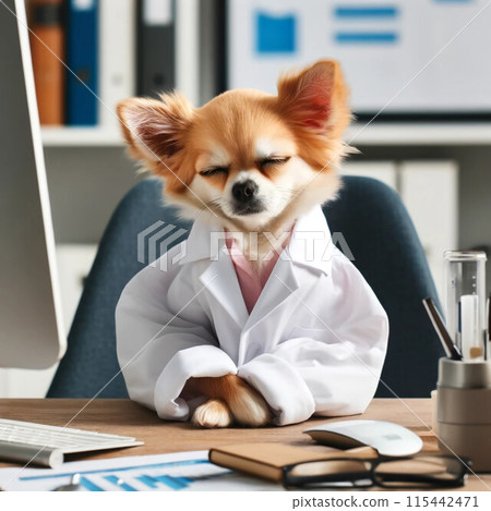 Chihuahua under study Chihuahua under study 115442471