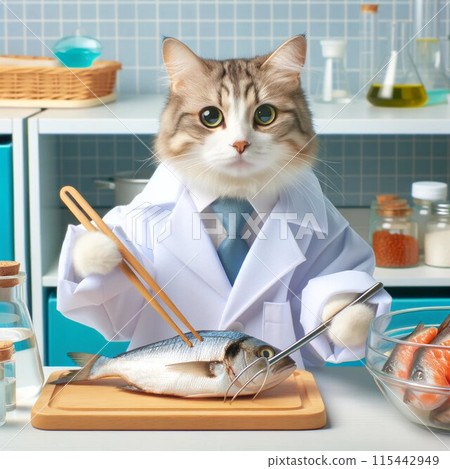 Cats under study Cats under study 115442949