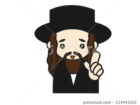 猶太極端正統派的指點姿勢 115443202