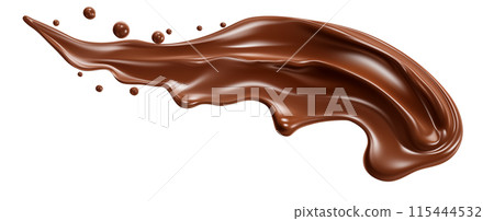融化的巧克力酱素材 115444532