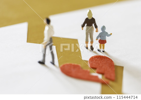 離婚與子女監護權形象 115444714