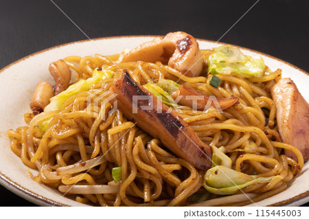 Squid Fried Noodles, American Jumbo Squid, Ears 115445003