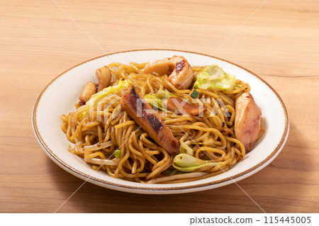 Squid Fried Noodles, American Jumbo Squid, Ears 115445005