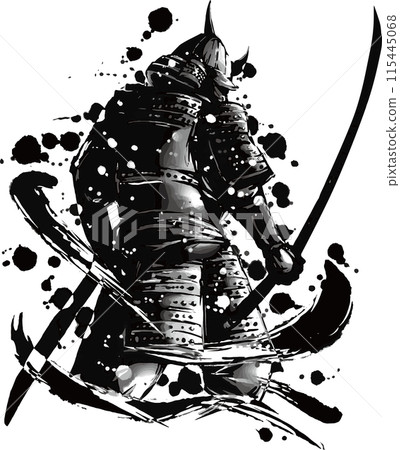 Samurai's Back 115445068