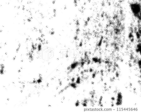 Black and white grunge. Distress overlay texture. Abstract surface dust and rough dirty wall background concept. Distress illustration simply place over object to create grunge effect. Vector EPS10. 115445646