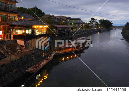 Kyoto Uji River night view 115445666